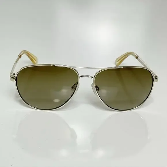 Kate Spade Emmaline Sunglasses in Gold NWT Kate Spade Emmaline Sunglasses Gold Aviator Gradient main image 2